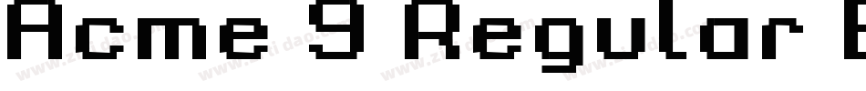 Acme 9 Regular Bold Xtnd手机版字体转换